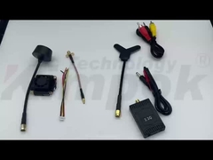3.3G 6W Transmissor de vídeo 3.3Ghz FPV VTX 8 canais Transmissão de vídeo e áudio de longa distância