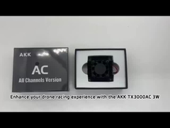 AKK Ultra Long Range VTX 4.9G 5.8G 3W até 20km FPV VTX Drone Transmissão de vídeo 80CHs