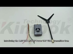 Transmissor de Vídeo Sem Fio 1.2G 4.5W 16CH Módulo VTX UAV Peças de Drone RC FPV Transmissão de Imagem