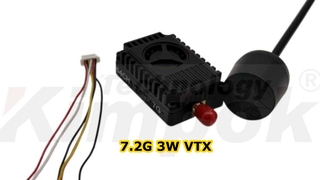 Dispositivo de transmissão sem fio 7.2G 3W VTX