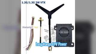 Kimpok 2W FPV VTX de longo alcance 1080MHz-1360MHz
