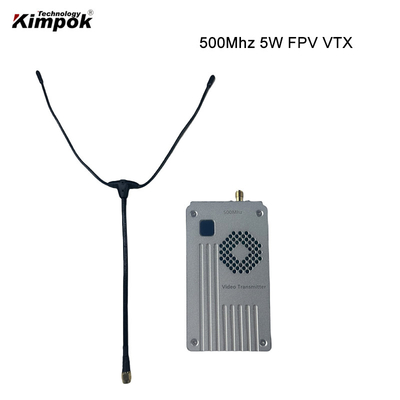 50 a 60 km Transmissor de vídeo de drones 500 MHz Transmissor de vídeo sem fio 5W