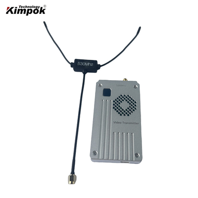 Transmissor de vídeo FPV de 500-600Mhz de 5 Watt Transmissor e receptor analógico sem fio FM de molde privado com 8 canais