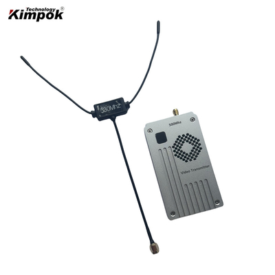Kimpok 500Mhz-600Mhz 5 Watt FPV VTX 60km Transmissor e receptor de vídeo para drones de longo alcance