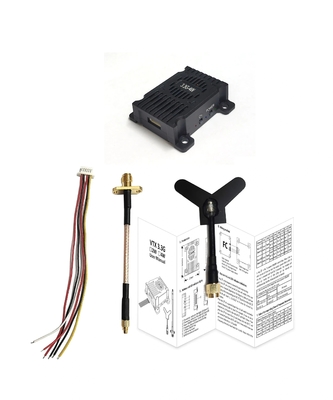 3.3Ghz FPV VTX Transmissor de vídeo de longo alcance de 4W para drones de ligação de vídeo DC 12V-36V