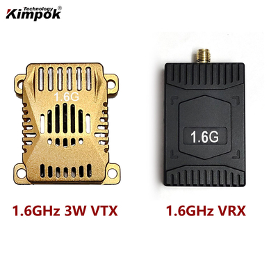 1.6G 1.7G 1.8g FPV VTX 3W Drone Video Transmitter Receiver com IRC-Trump
