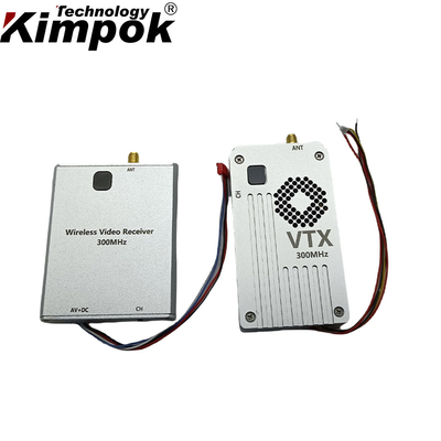 Transmissor e receptor de vídeo de UAV FPV de 300 MHz 5W para transmissão de imagens de drones