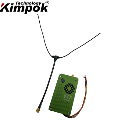 300Mhz 8W FPV VTX VRX UAV Transmissor de vídeo receptor com 8 canais