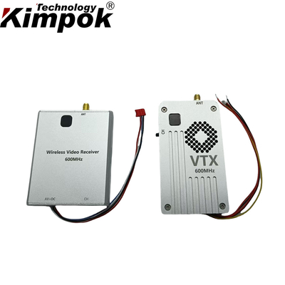 Transmissor e receptor de vídeo sem fio de 600M 5W FPV VTX VRX para transmissão digital de drones