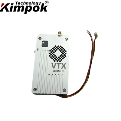 Transmissão de imagem sem fio de 800 MHz 5W Transmissão de imagem sem fio de 800M Transmissor de vídeo de drone Receptor FPV VTX