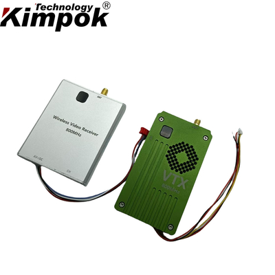 Transmissor de vídeo de drones de 800 MHz 8W 800M FPV analógico VTX VRX Transmissor de vídeo