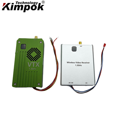 1.2Ghz 8W UAV Transmissor de vídeo Receptor de imagem Transmissor com 8 canais para transmissão de drones