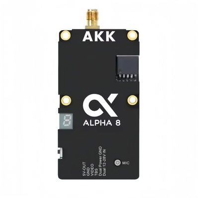 8W5.8GHz-6.0GHzTransmissor de vídeo analógicoSolução FPV de longo alcance para drones