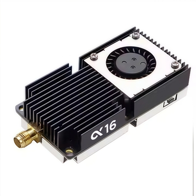 AKK Alpha 16 VTX 4.9G 5.8G 25mW/1W/3W/5W/8W/16W 96CH Transmissor de vídeo suportável de áudio inteligente