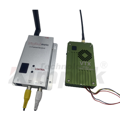 1.5GHz 8W Transmissor de vídeo Receptor 1.5G VRX para RC FPV Drone de corrida de alta potência VTX