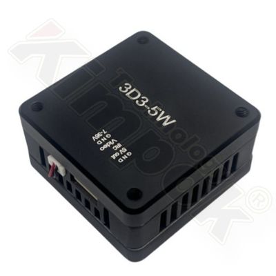 Transmissor de Vídeo Sem Fio 3.3GHz 5W Sinal Estável de Longo Alcance para Drones FPV