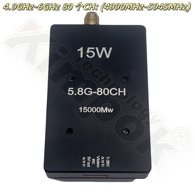 15W 5.8G Transmissor de vídeo sem fio 5.8Ghz VTX Transmissão remota Drone Acessórios Alta potência 5.8GHz FPV