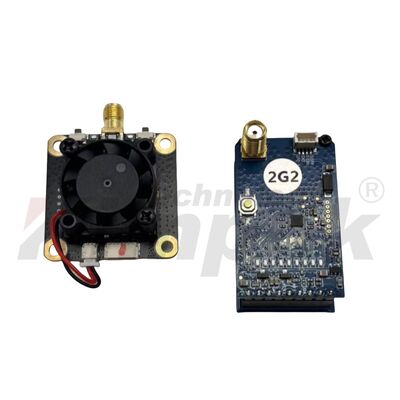 Transmissor e Receptor de Vídeo UAV de 2.2 GHz 4.5W, Transmissão de Imagem 2.2G VTX, Peças para Drone, Suporte IRC Tramp