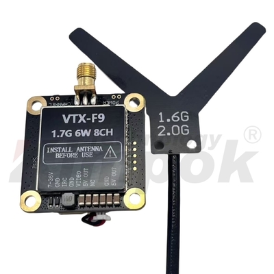 1.7G 6W Ultra-Poderoso Drone Simulação Transmissor de Transmissão de Vídeo Sem Fio Desfrute da Última Experiência FPV