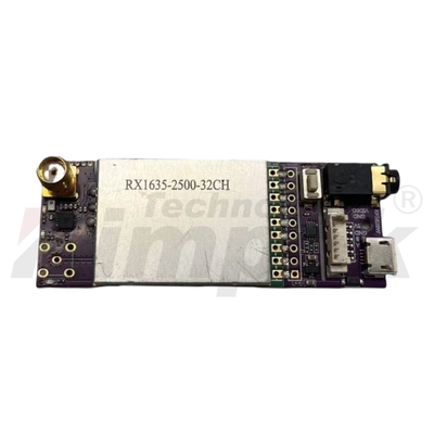 Receptor de Transmissão de Vídeo Analógico Sem Fio VRX 2.5G para Drones FPV