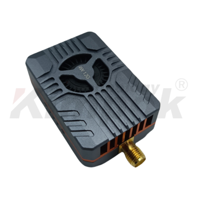 Transmissor de Vídeo Sem Fio 1.2G 4.5W 16CH Módulo VTX UAV Peças de Drone RC FPV Transmissão de Imagem