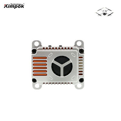 Kimpok Ultra Long Range Flight 1.2G 1080MHz-1360MHz 2W VTX Drone Acessório Transmissor de vídeo Potência comutável 25mW/2000mW FPV VTX 8CH Transmissão de imagem Shenzhen Made