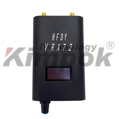 HFDY VRX72 7.2GHz FPV Receptor de vídeo 64CH 6.1 ¢ 7.2GHz VRX CVBS Análogo de saída Grande Voltagem 7 ¢ 32V Receptor de UAV de longo alcance