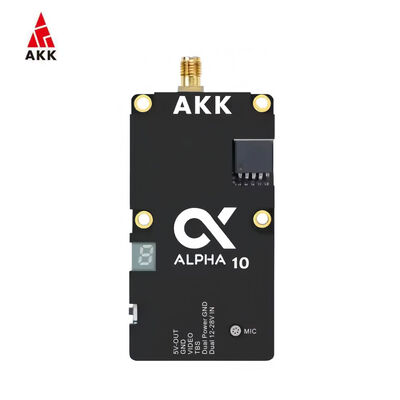 AKK Alpha 10 4.9G 5.8GHz FPV VTX 10W 80CH Transmissor de Vídeo para Drone TBS